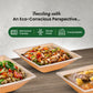 7" (18cm) Square Palm Leaf Compostable Bowls - Eco Leaf Products