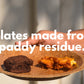 Rice Husk Disposable Plates - Made From 100% Paddy Residue - Eco Leaf Products