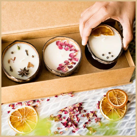Coconut Candles Gift set