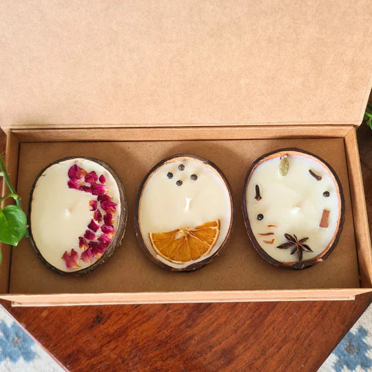 Coconut Candles Gift set