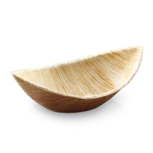 9.25" Boat Shaped Large Bamboo Bowls - Eco Leaf Products