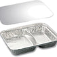 Aluminium Foil Tray 2-Compartment - Eco Leaf Products