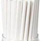 White Paper Drinking Straws (250 pcs) - Eco Leaf Products