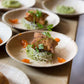 6" / 15cm Shallow Round Palm Leaf Disposable Plate - Eco Leaf Products