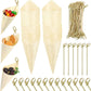 Wooden Serving Cones (100 pack) - Eco Leaf Products