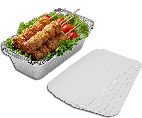 No.6A Aluminum Foil Food Containers Recyclable (700ml) - Eco Leaf Products