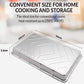 Aluminium Foil Tray Bake - Rectangular 12" x 7.5" - Eco Leaf Products
