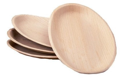 Wholesale Large 15" x 10" Palm Leaf Serving Platters - Eco Leaf Products