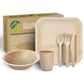Eco-Friendly BBQ Bundle - Palm Leaf Plates & Bowls - Eco Leaf Products