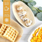 11" x 7" Medium Oval Disposable Bamboo Serving Tray - Eco Leaf Products