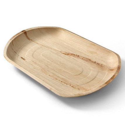 Wholesale Extra Large 22" Palm Leaf Platters - Eco Leaf Products