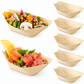 Wooden Bamboo Serving Food Boats