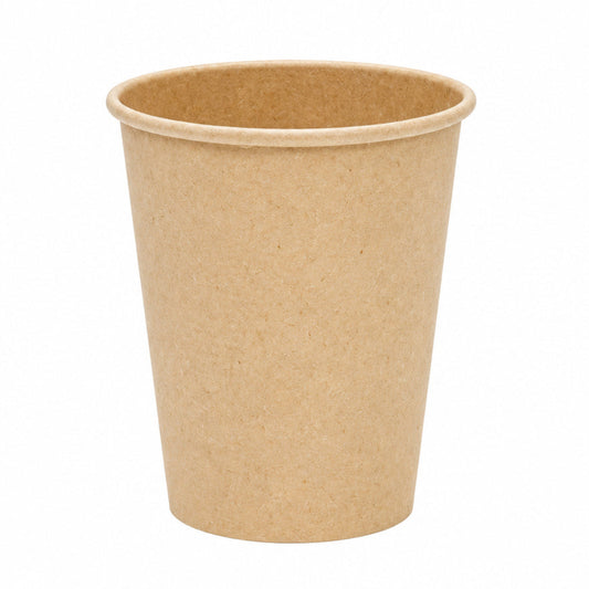 8oz Double Wall Bamboo Paper Cup Kraft - Large