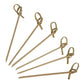 Wooden Bamboo Looped Skewers 9cm (100 pack) - Eco Leaf Products