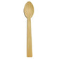 Wooden spoon on a white background