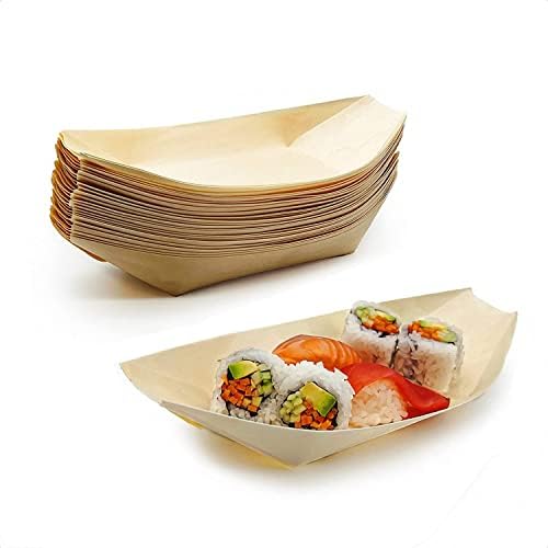 Wholesale Wooden Food Boats - Eco Leaf Products