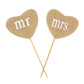 Jute Mr & Mrs Topper - Eco Leaf Products