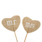 Jute Mr & Mrs Topper - Eco Leaf Products