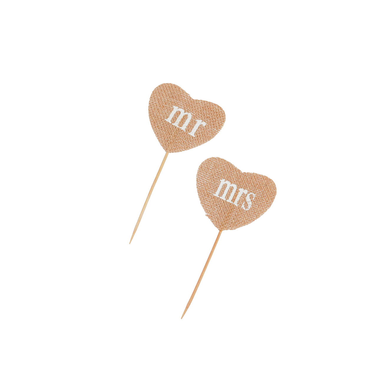 Jute Mr & Mrs Topper - Eco Leaf Products