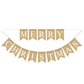 Jute White Merry Christmas Bunting - Eco Leaf Products