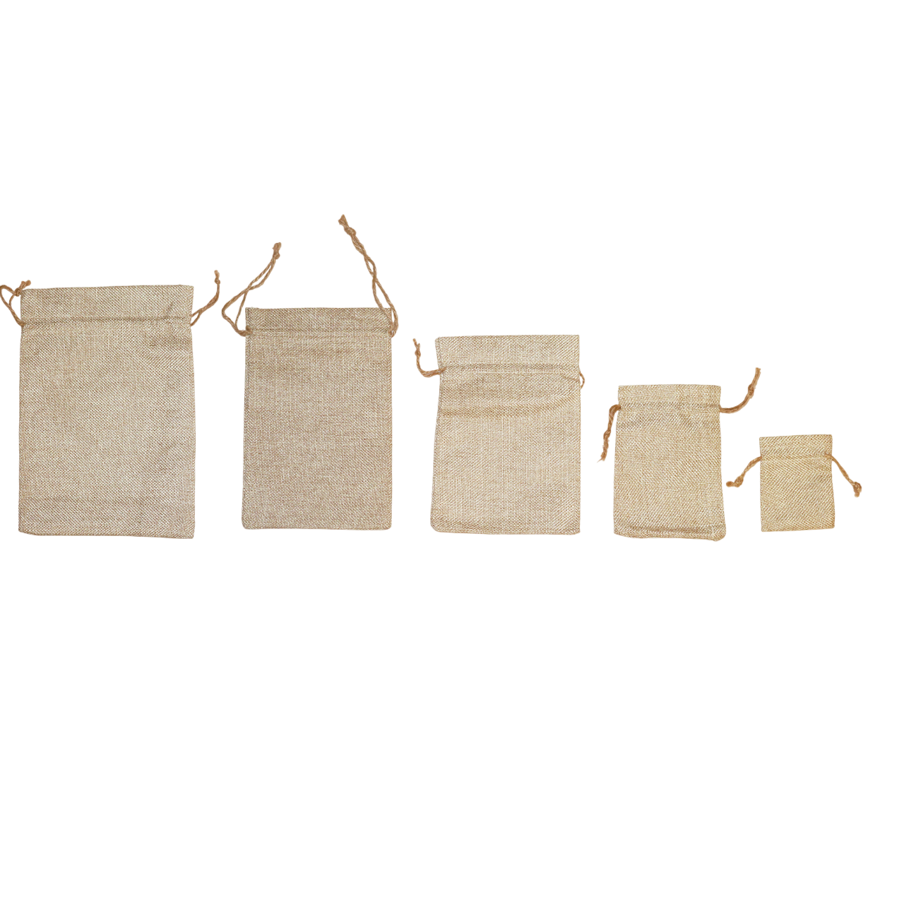Jute Gift Bags with Drawstring Extra Large 19cm - Eco Leaf Products