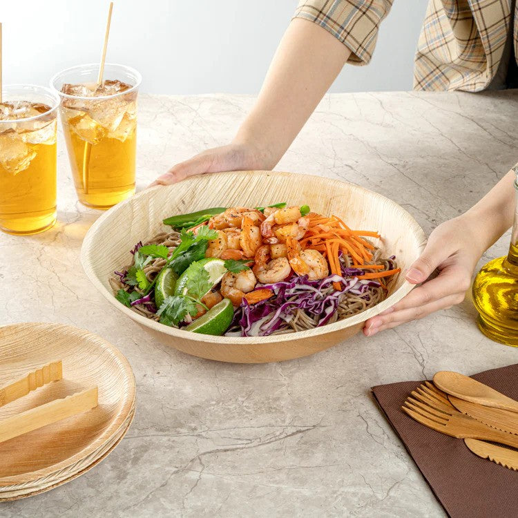 Extra Large 12" (30cm) Compostable Salad Serving Bowl