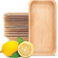 8" x 4" Palm Leaf Disposable Bamboo Plates - Eco Leaf Products
