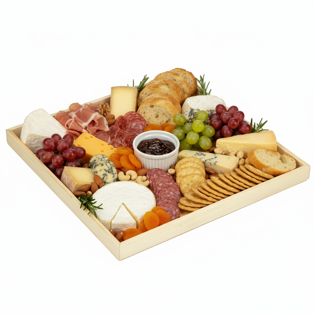 16" x 16" Solid Reusable Wooden Tray - Eco Leaf Products