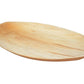 11" x 7" Medium Oval Disposable Bamboo Serving Tray - Eco Leaf Products