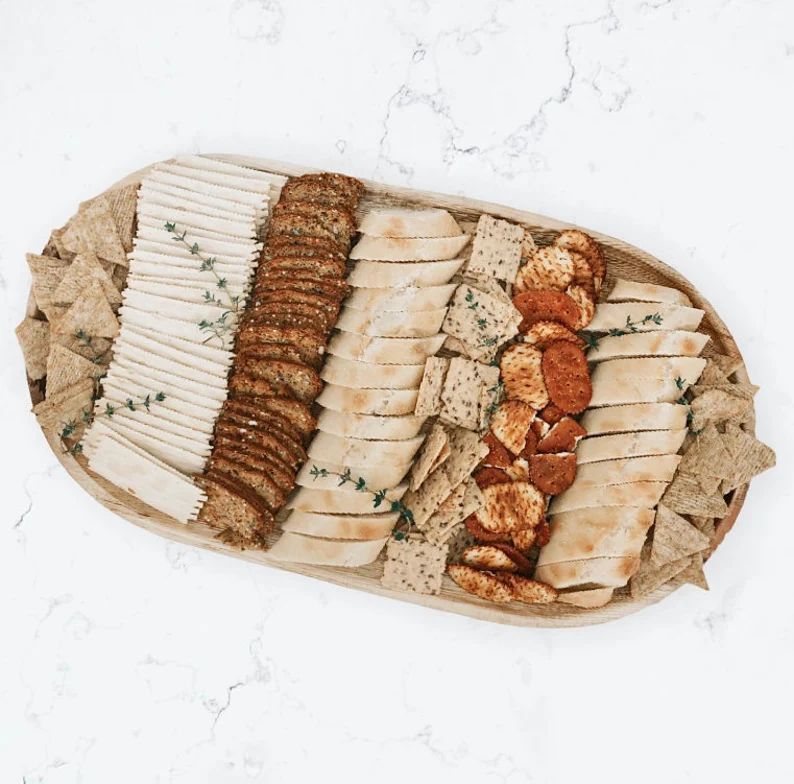 Wholesale Extra Large 22" Palm Leaf Platters - Eco Leaf Products