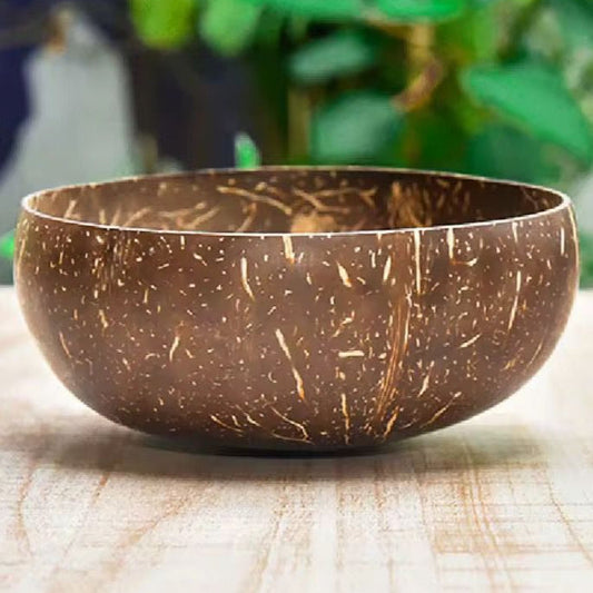 Jumbo Polished Coconut Bowl 500ml - Eco Leaf Products