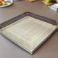 12" x 12" Solid Reusable Wooden Tray With Lid