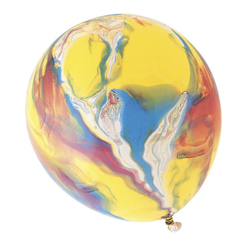 Biodegradable Balloons: Marbled Multicoloured (10 pack) - Eco Leaf Products