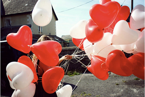 Biodegradable Balloons: White Heart (10 pack) - Eco Leaf Products