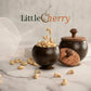 Coconut Shell Container with Teakwood Lid
