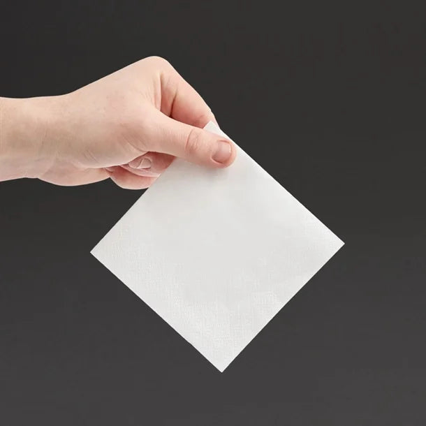 White 2-ply Paper Napkins - Eco Leaf Products