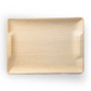 Large Rectangle Palm Leaf Disposable Wooden Platter -  14" x 10" - Eco Leaf Products