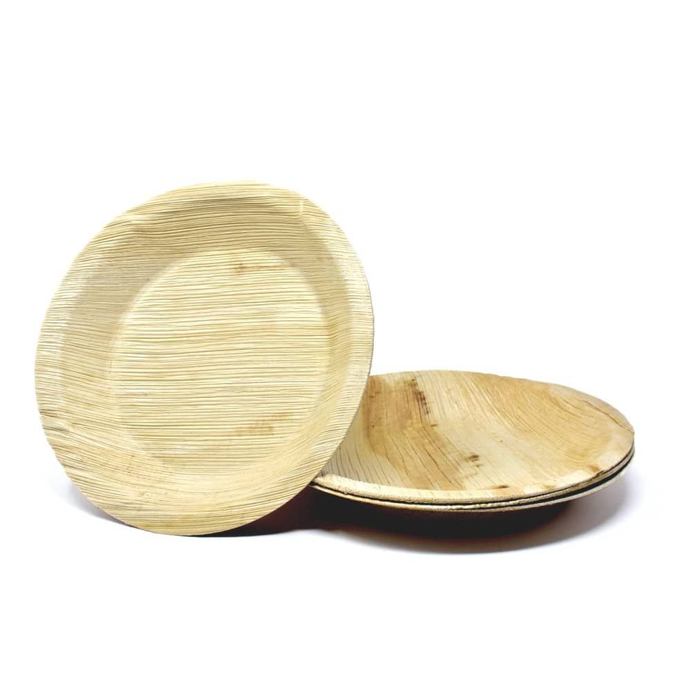 Wholesale Round Palm Leaf Plates - Eco Leaf Products