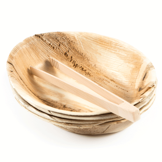 Extra Large 12" (30cm) Compostable Salad Serving Bowl - Eco Leaf Products