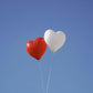 Biodegradable Balloons: Red/White Heart (10 pack) - Eco Leaf Products