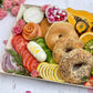 12" x 12" Solid Reusable Wooden Tray With Lid