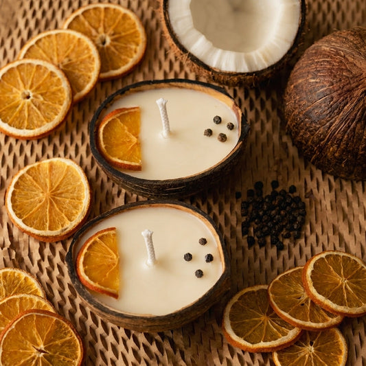Orange Pepper Candle