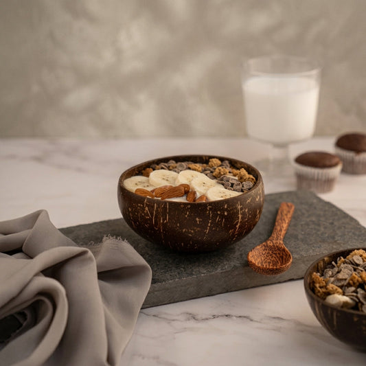 Large 500ml Polished Coconut Bowl