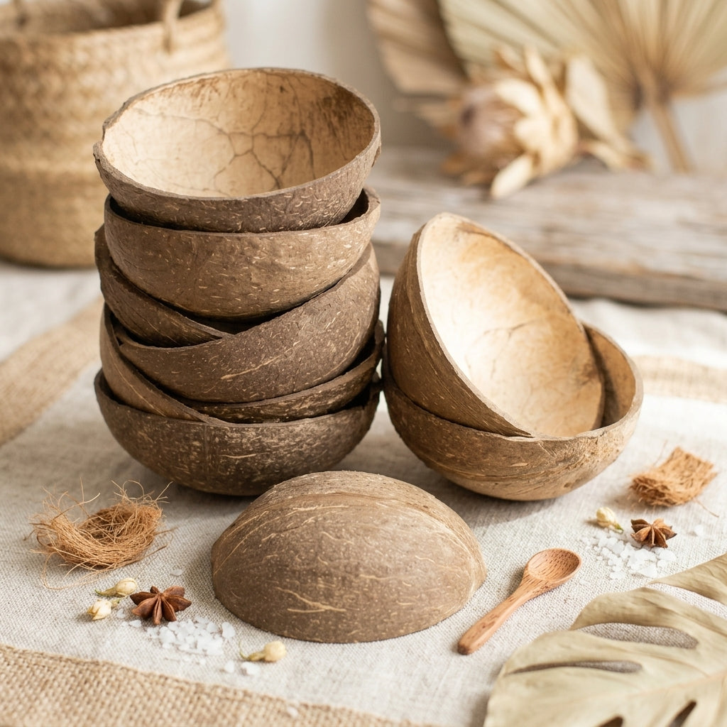 Natural Coconut Oval Bowl 200ml