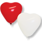 Biodegradable Balloons: Red/White Heart (10 pack) - Eco Leaf Products