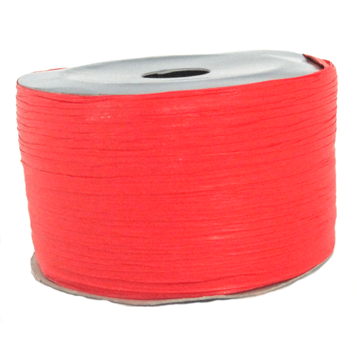 100 Metres Biodegradable Compostable Ribbon - Red Raffia – Eco Leaf ...