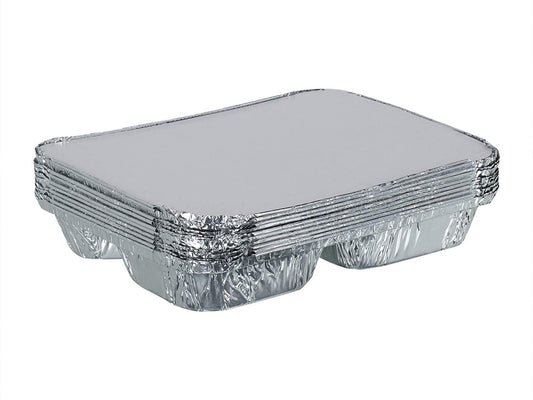Aluminium Foil Tray 3-Compartment - Eco Leaf Products