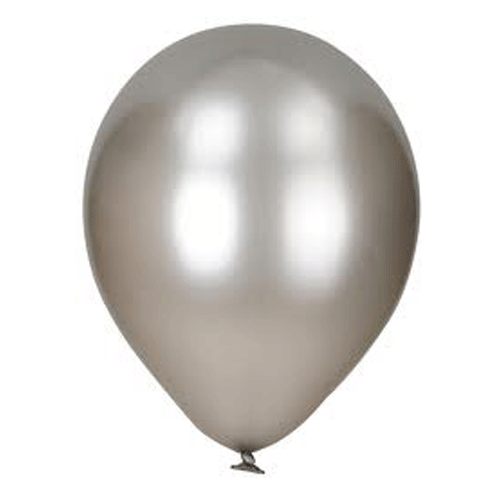 Biodegradable Balloons: Pearlescent Silver (100 pack) - Eco Leaf Products