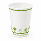 12oz Double Wall White Compostable Paper Cup - Large