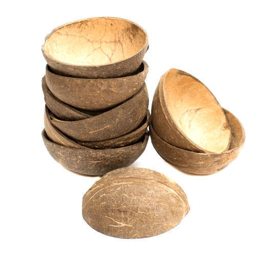 100% Natural Oval Coconut Shell Bowl - Eco Leaf Products